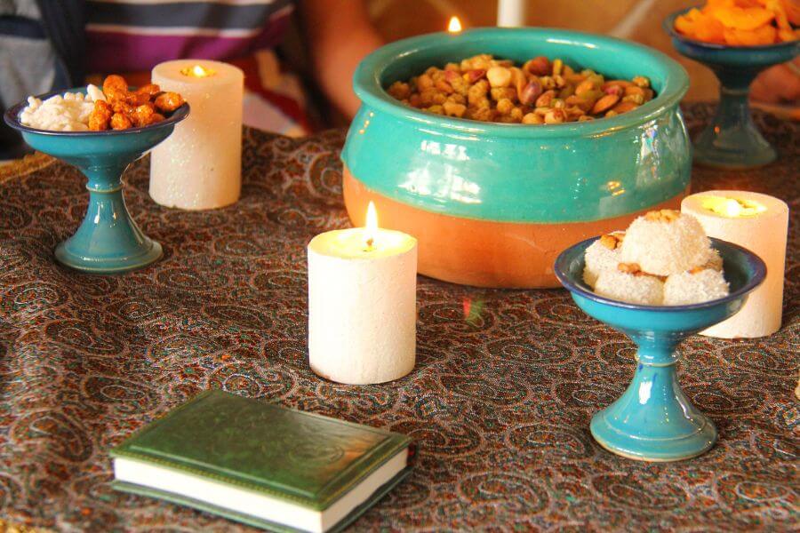 Winter Solstice Yalda Celebration Table